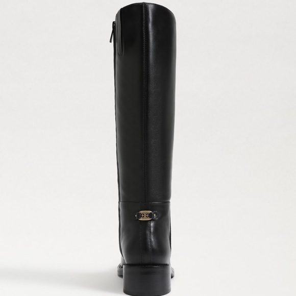 🆕 SAM ELDERMAN MABLE BLACK LEATHER RIDING BOOT - Picture 6 of 11